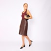 Scarpin Alt Nobuck Preto/Tela Preta - imagem 7