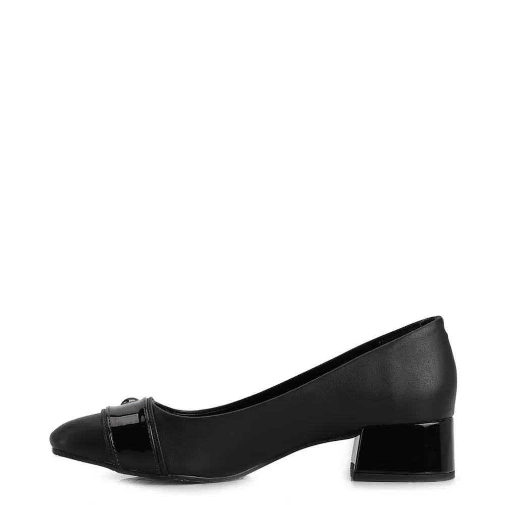 Scarpin Alt Preto/Verniz Preto - imagem 4