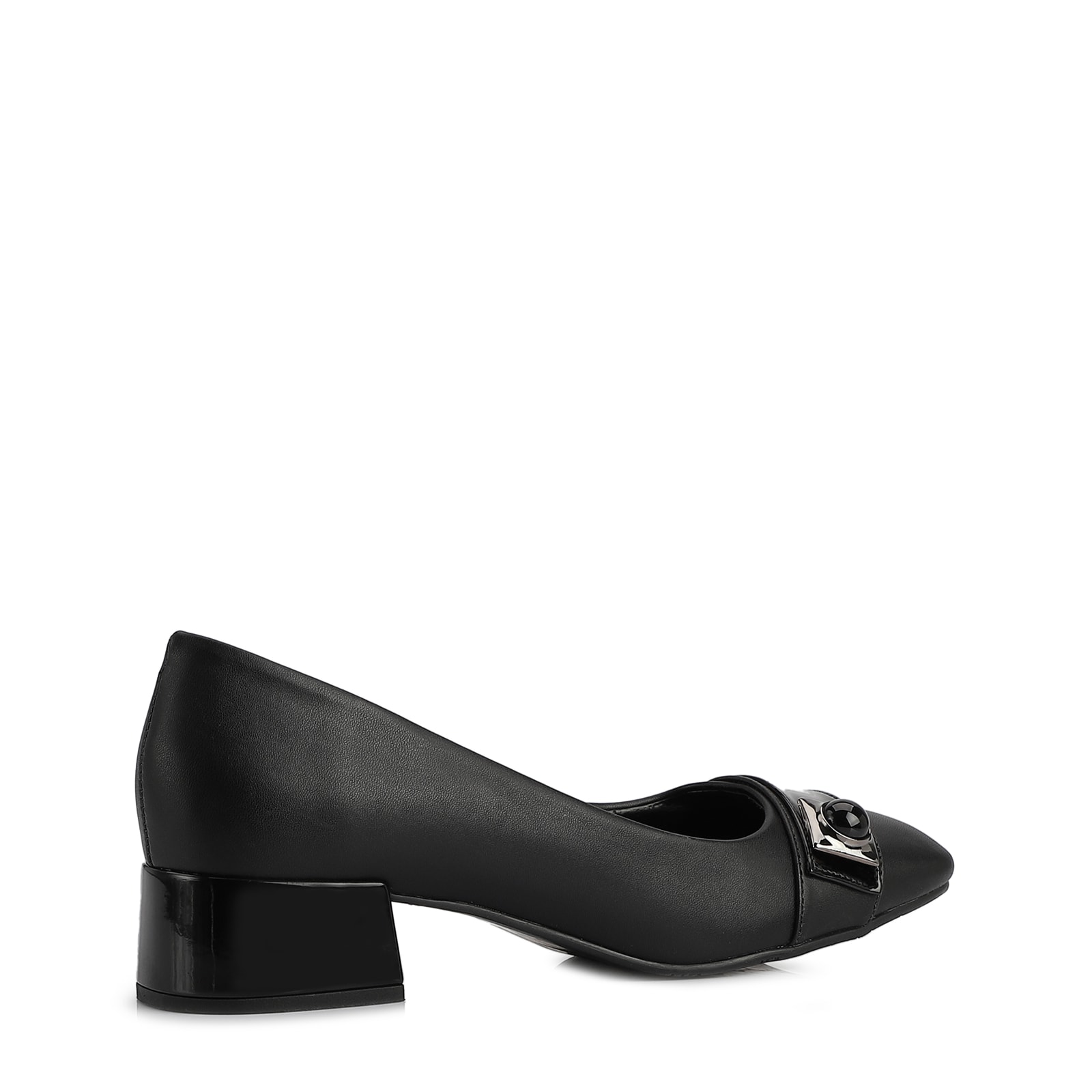 Scarpin Alt Preto/Verniz Preto