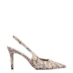 Scarpin Alt Python Bege/Preta - imagem 3