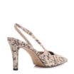 Scarpin Alt Python Bege/Preta - imagem 4