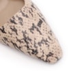 Scarpin Alt Python Bege/Preta - imagem 7