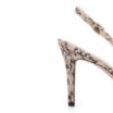 Scarpin Alt Python Bege/Preta - imagem 8