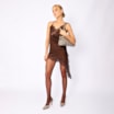 Scarpin Alt Python Bege/Preta - imagem 9