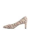 Scarpin Alt Python Bege/Preto - imagem 5