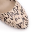 Scarpin Alt Python Bege/Preto - imagem 7