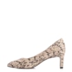 Scarpin Alt Python Bege/Preto - imagem 5