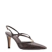 Scarpin Alt Python Marrom - imagem 1