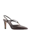 Scarpin Alt Python Marrom - imagem 1