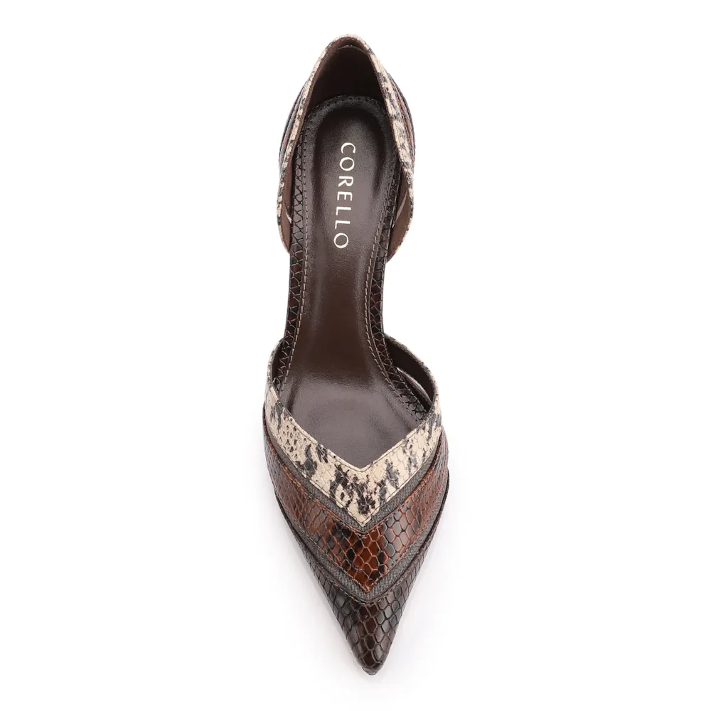 Scarpin Alt Python Tricolor - imagem 6