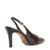Scarpin Alt Verniz Marrom Escuro - imagem 4