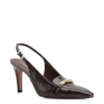 Scarpin Alt Verniz Marrom Escuro - imagem 1