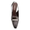 Scarpin Alt Verniz Marrom Escuro - imagem 6