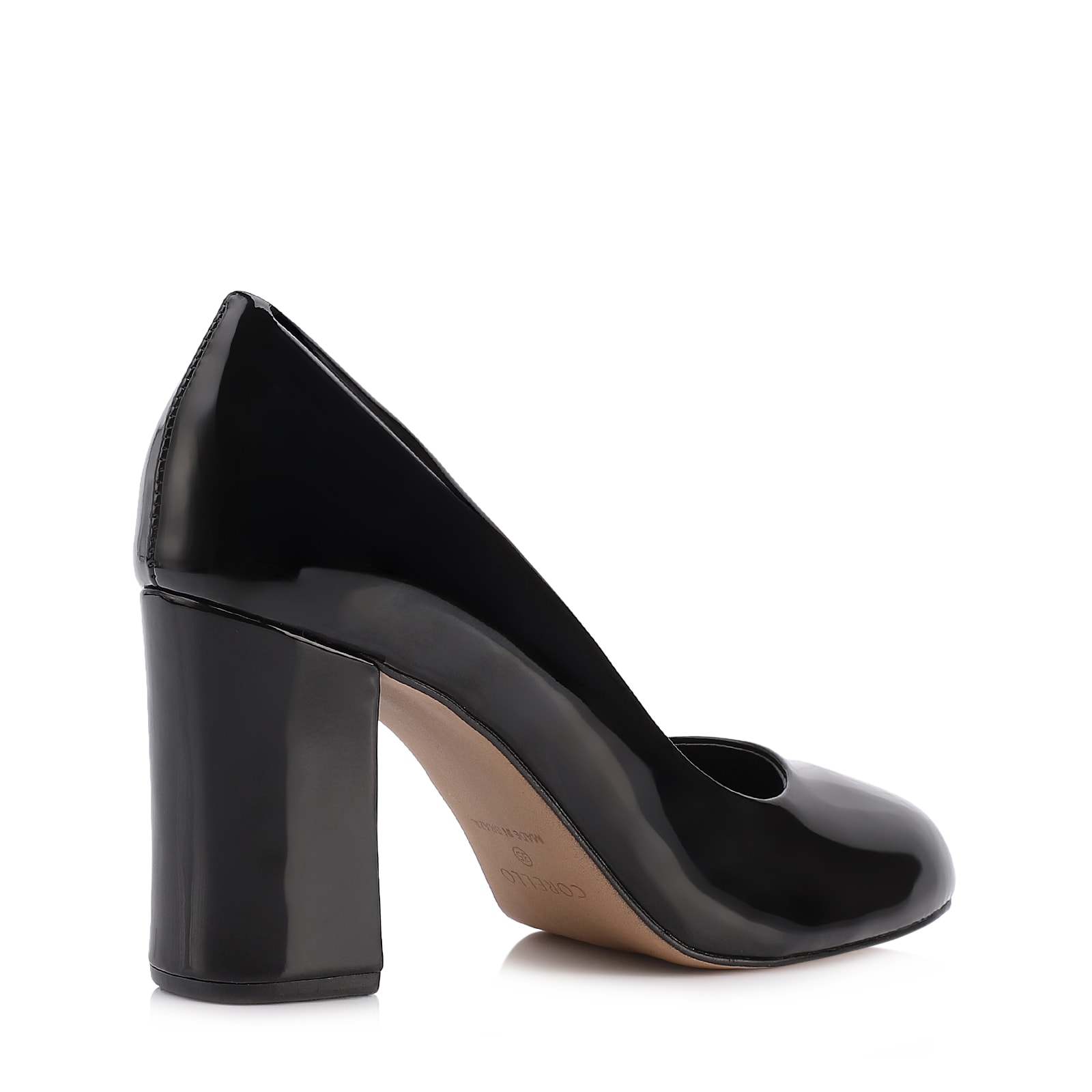 Scarpin Alt Verniz Preto