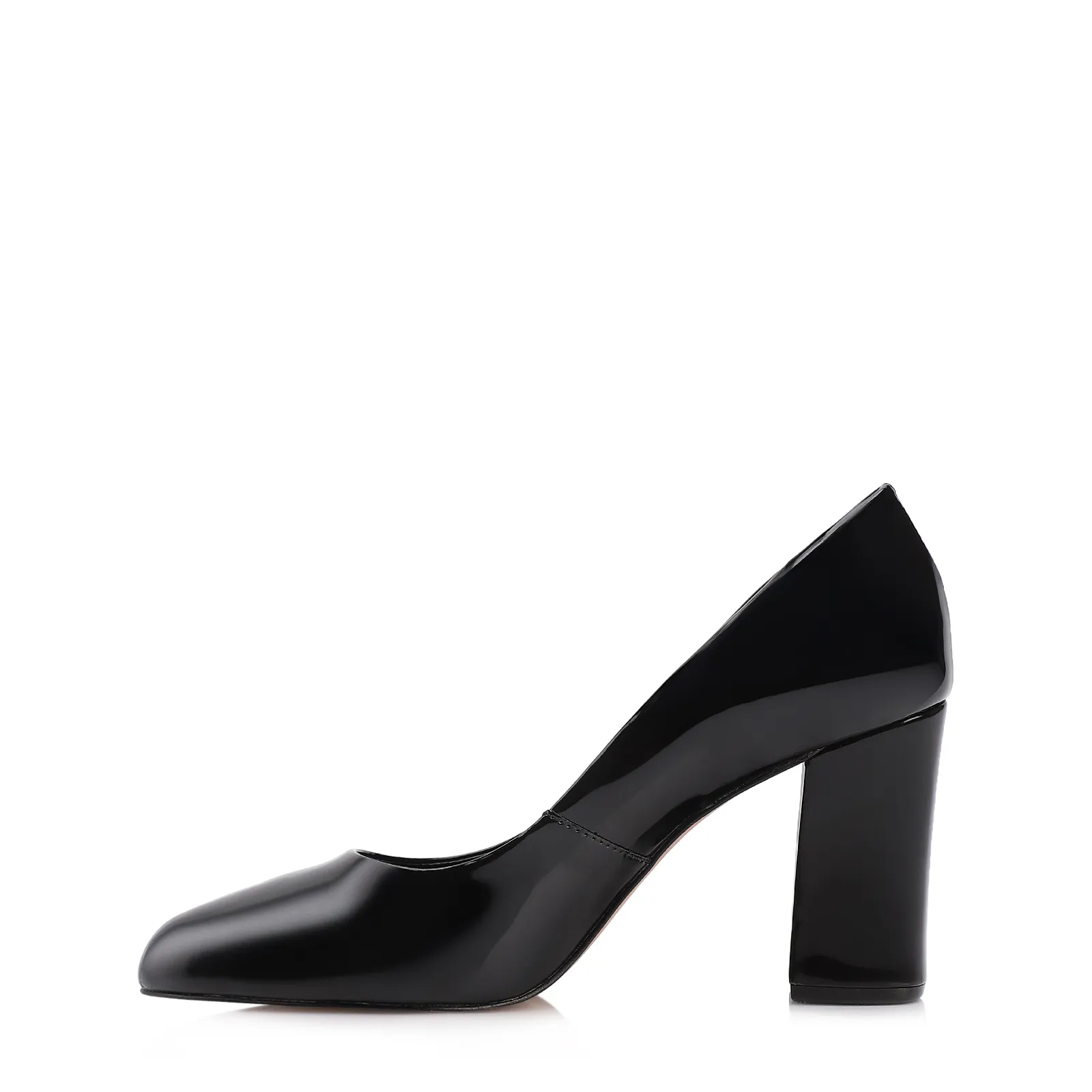 Scarpin Alt Verniz Preto