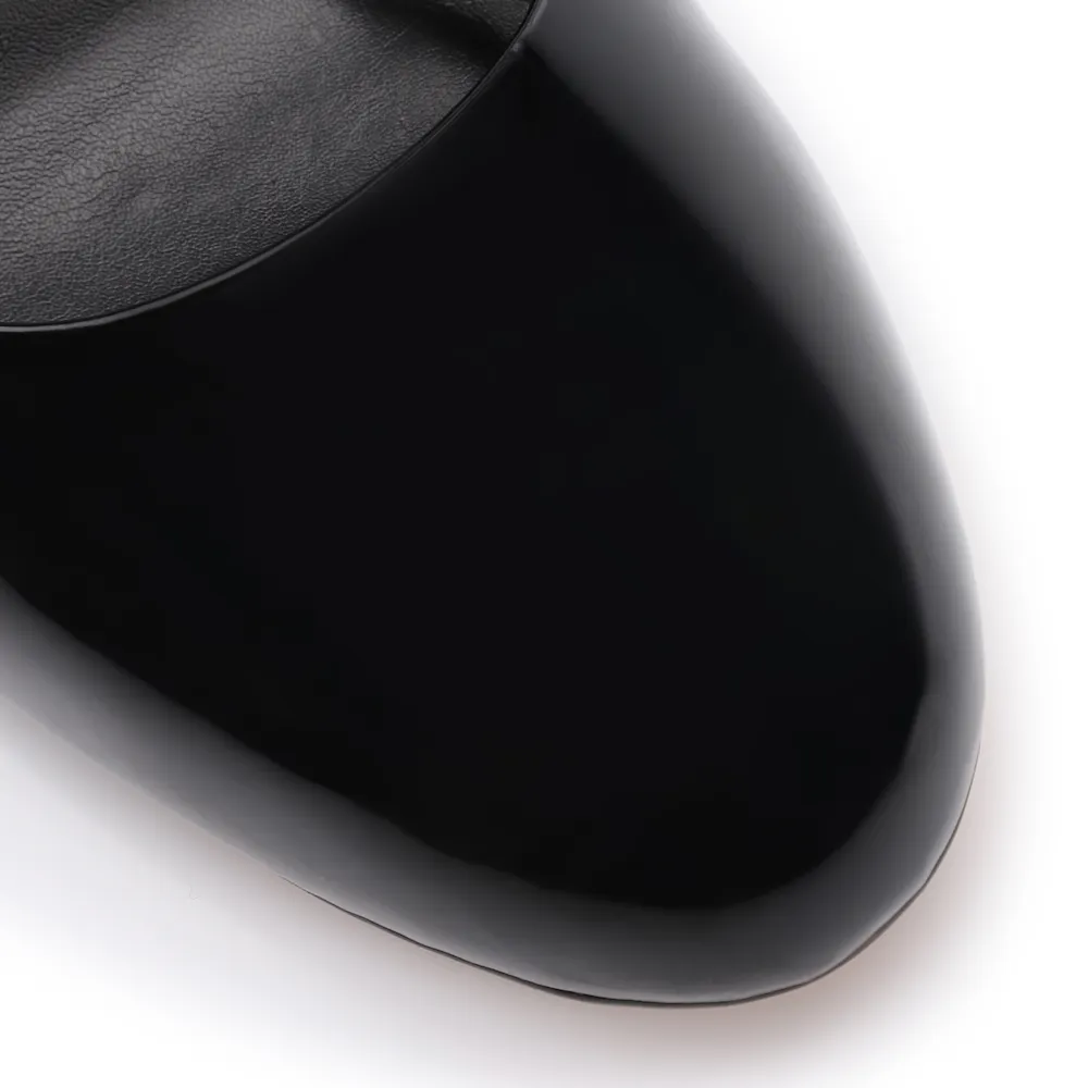 Scarpin Alt Verniz Preto - imagem 6