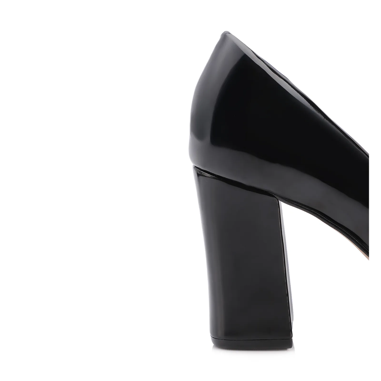 Scarpin Alt Verniz Preto