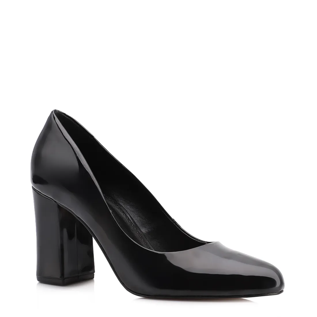 Scarpin Alt Verniz Preto