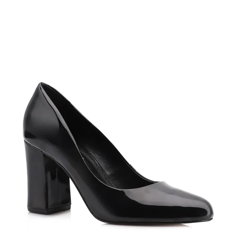 Scarpin Alt Verniz Preto