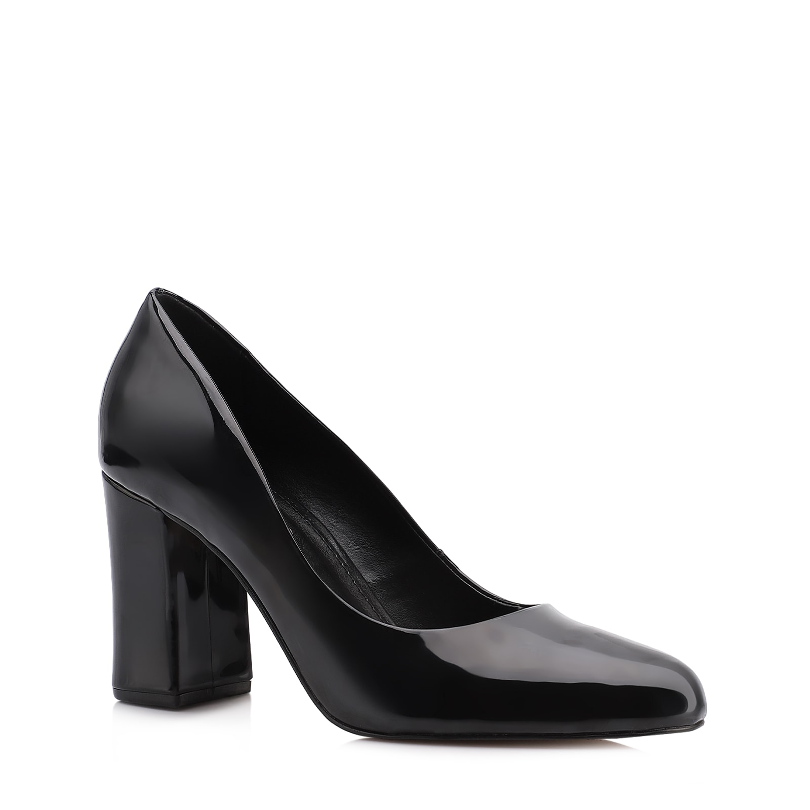 Scarpin Alt Verniz Preto