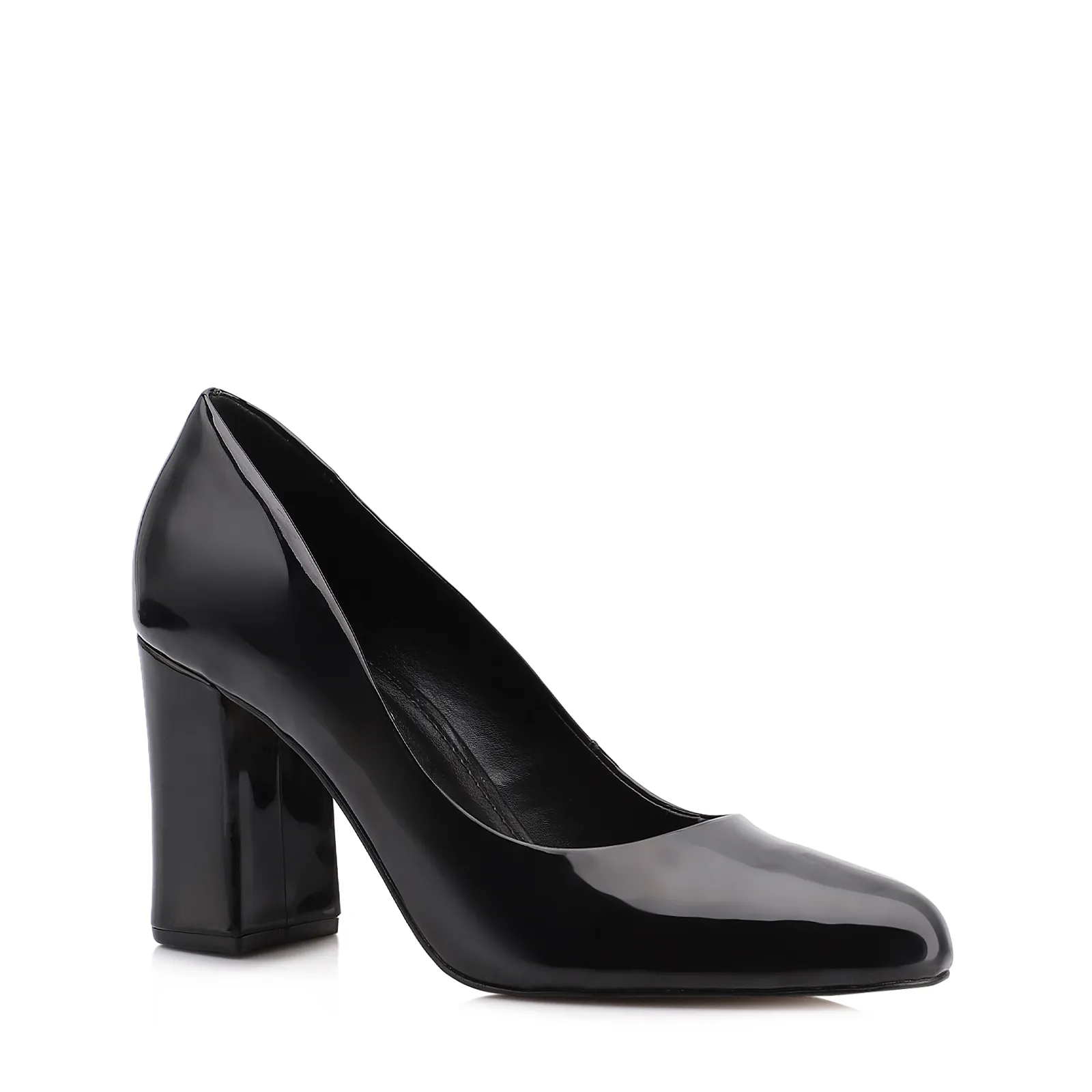Scarpin Alt Verniz Preto