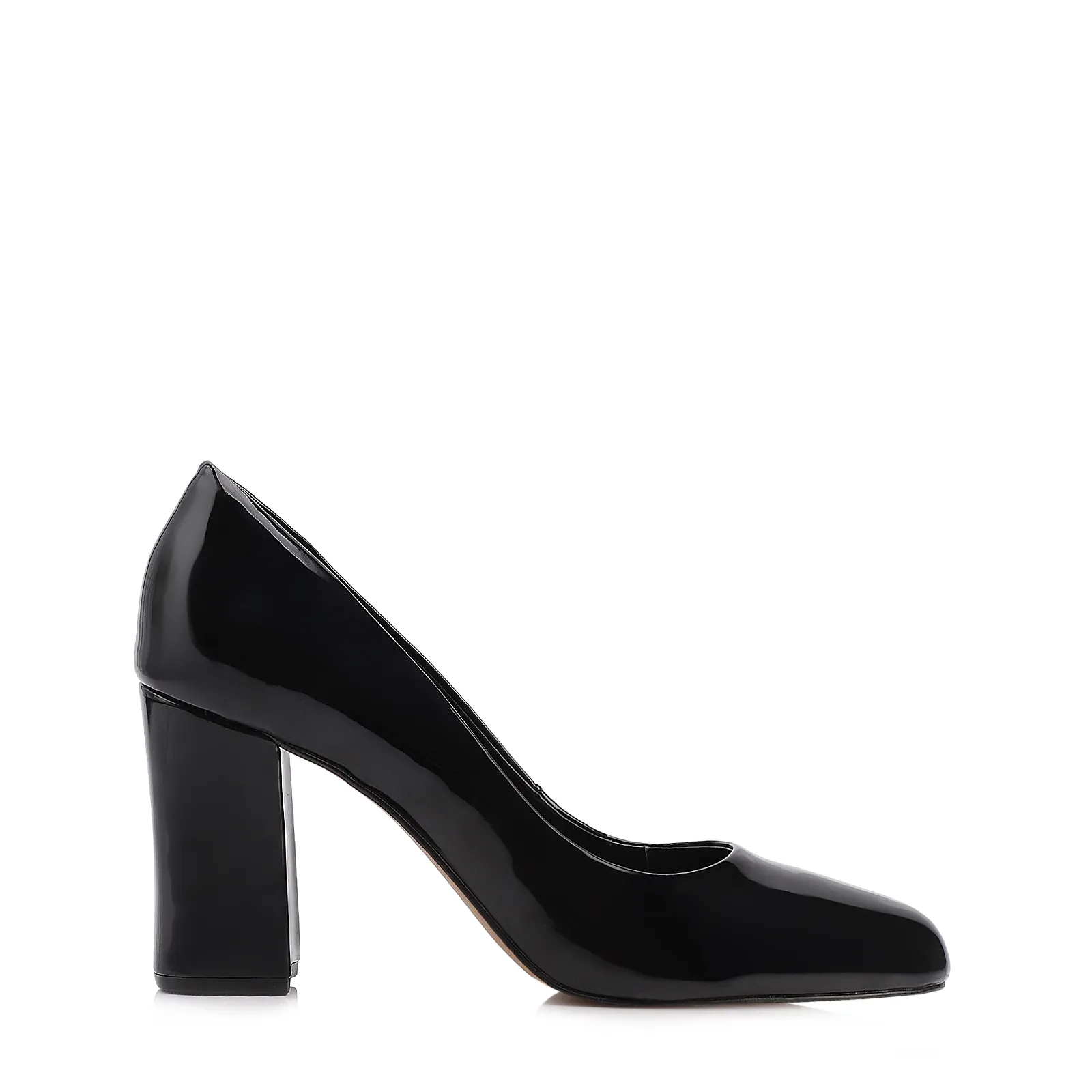 Scarpin Alt Verniz Preto