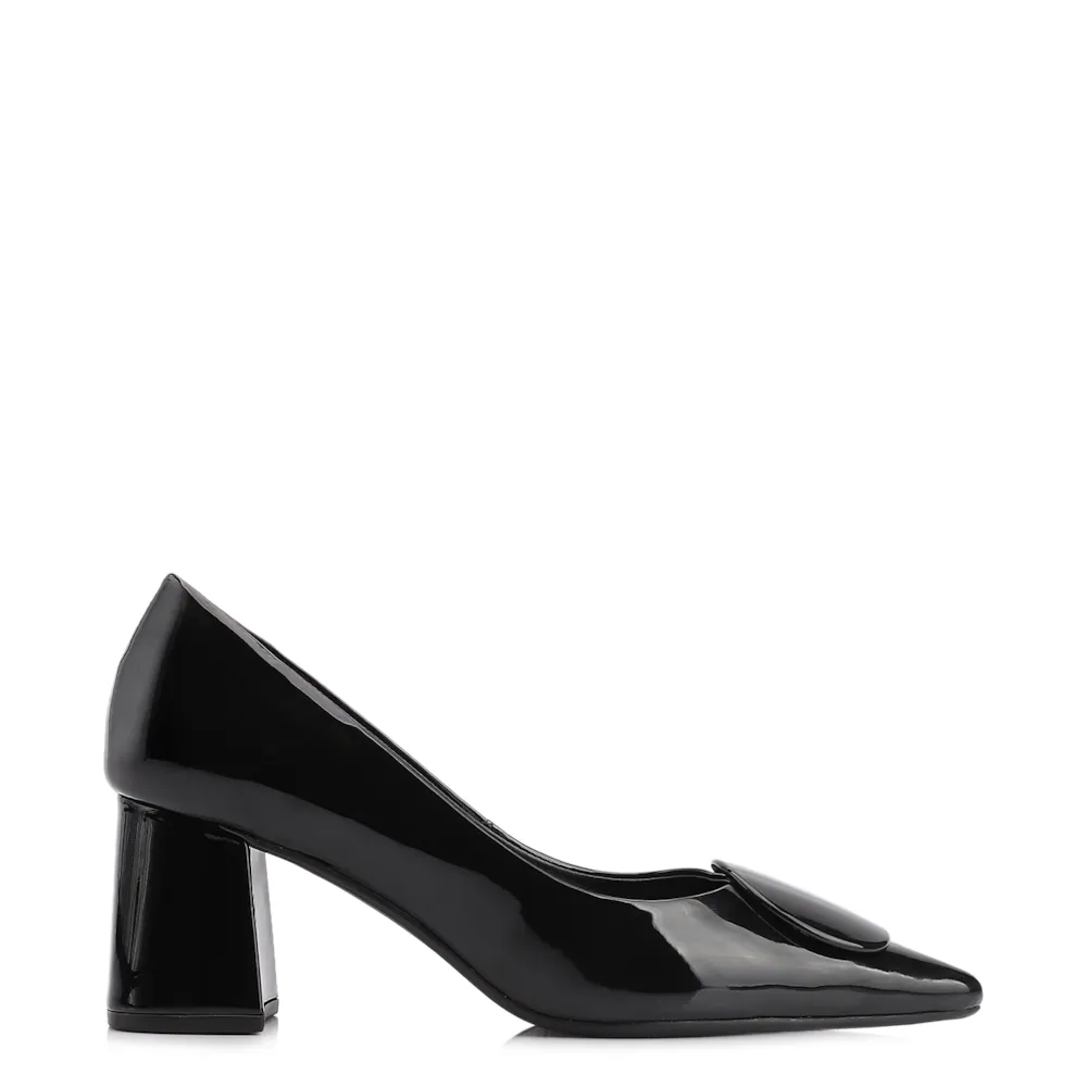 Scarpin Alt Verniz Preto - imagem 3