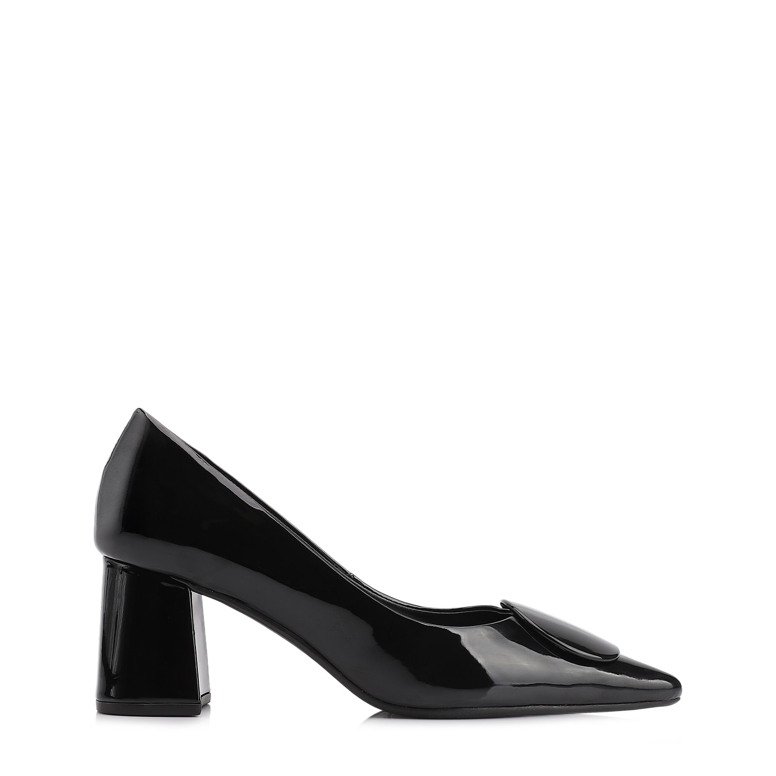 Scarpin Alt Verniz Preto