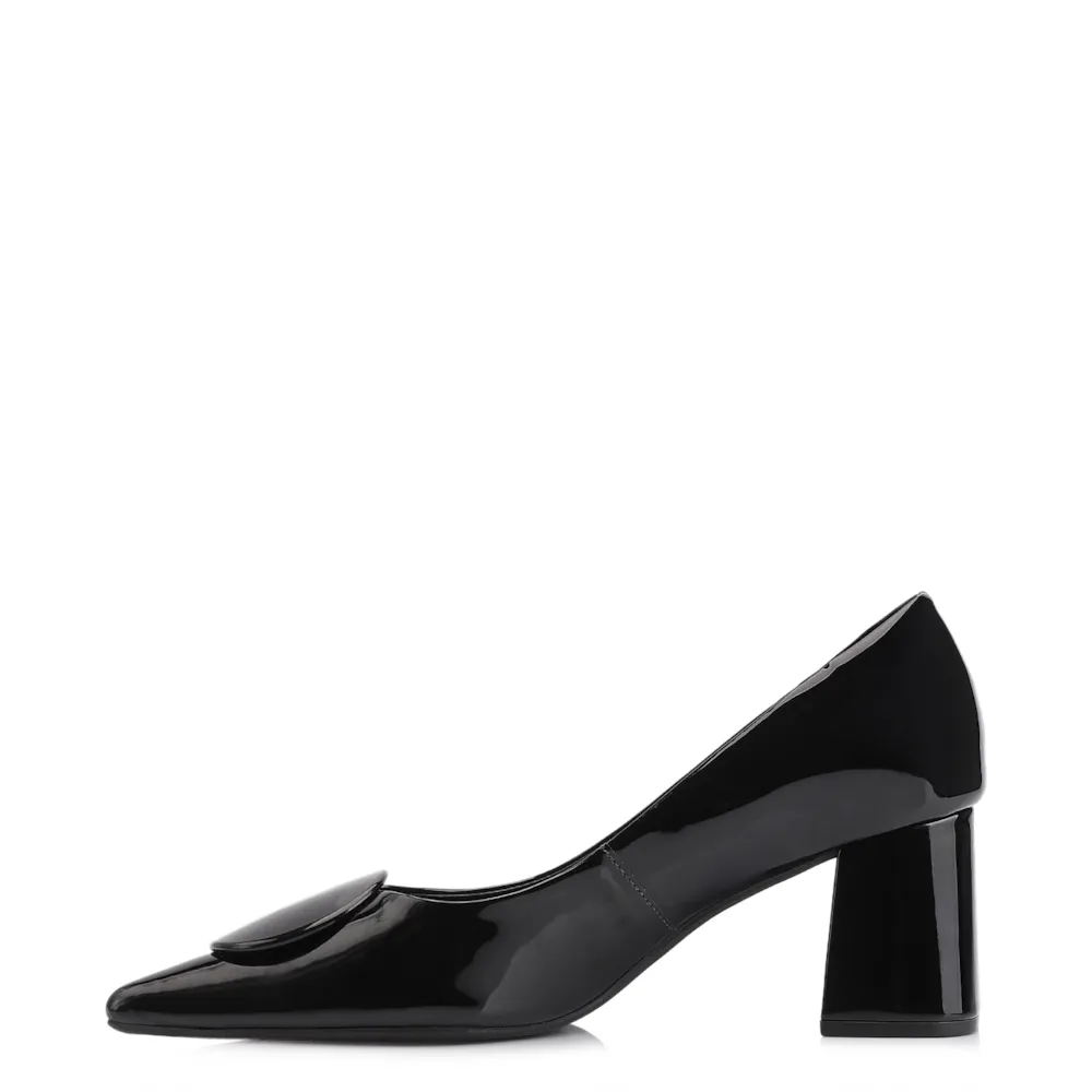 Scarpin Alt Verniz Preto - imagem 5