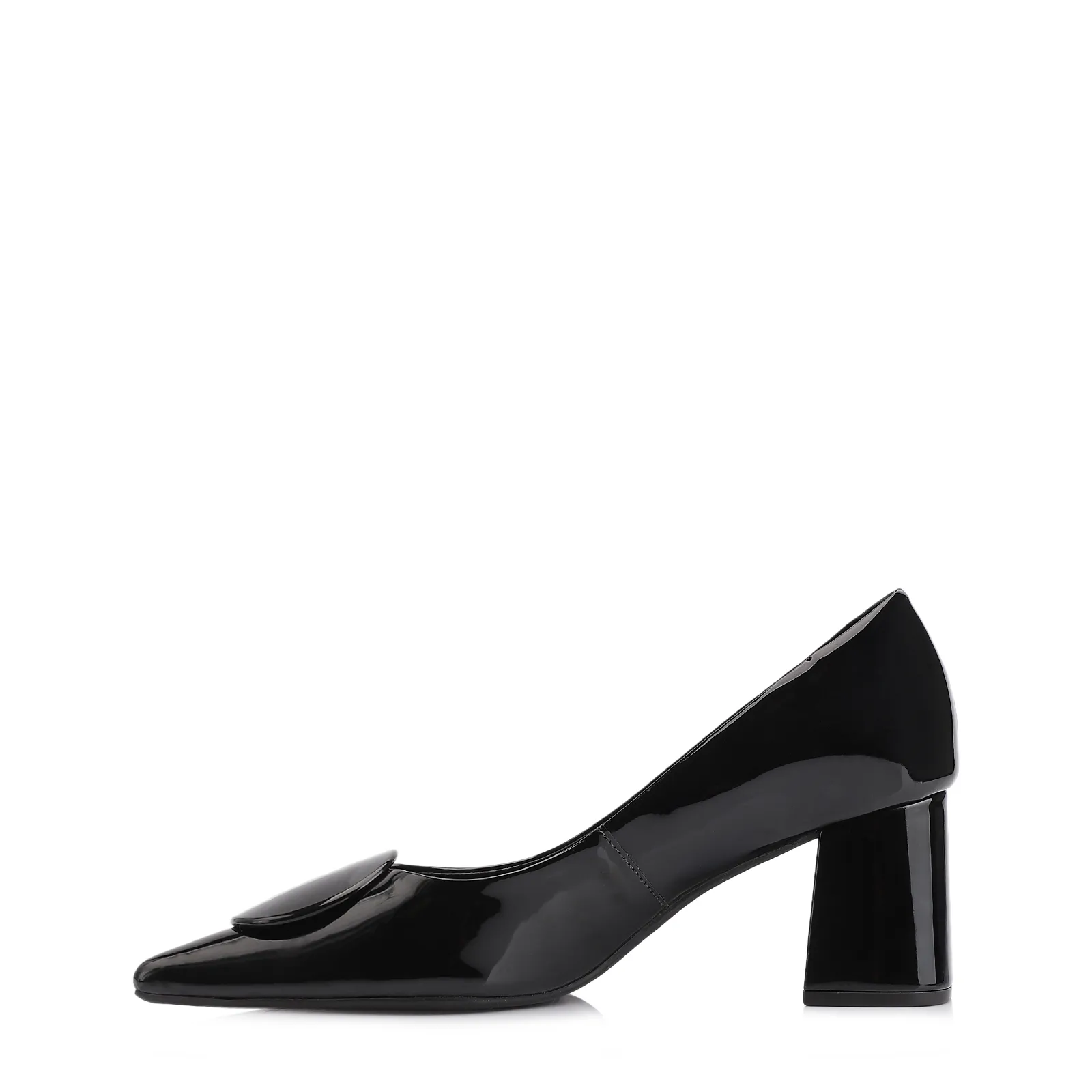 Scarpin Alt Verniz Preto