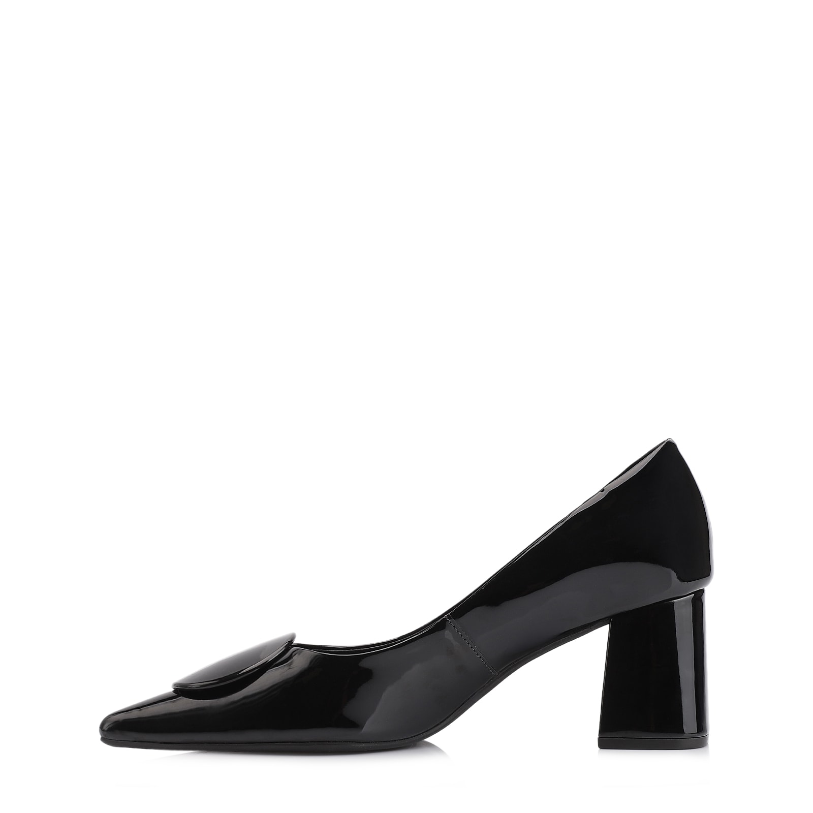 Scarpin Alt Verniz Preto