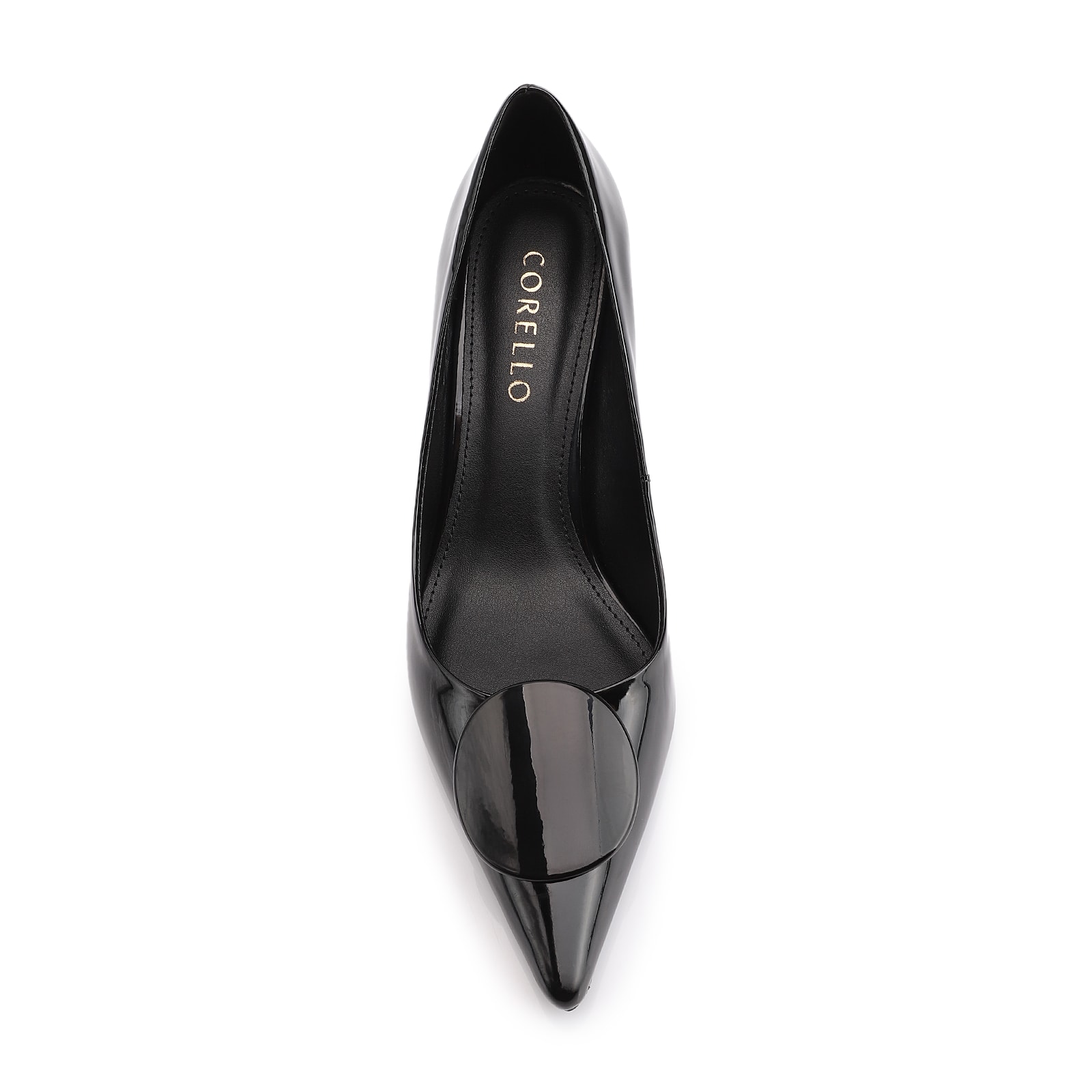 Scarpin Alt Verniz Preto