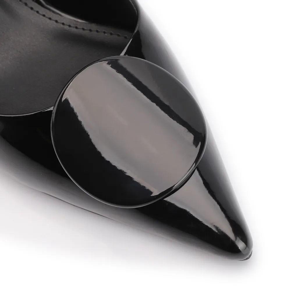 Scarpin Alt Verniz Preto - imagem 7