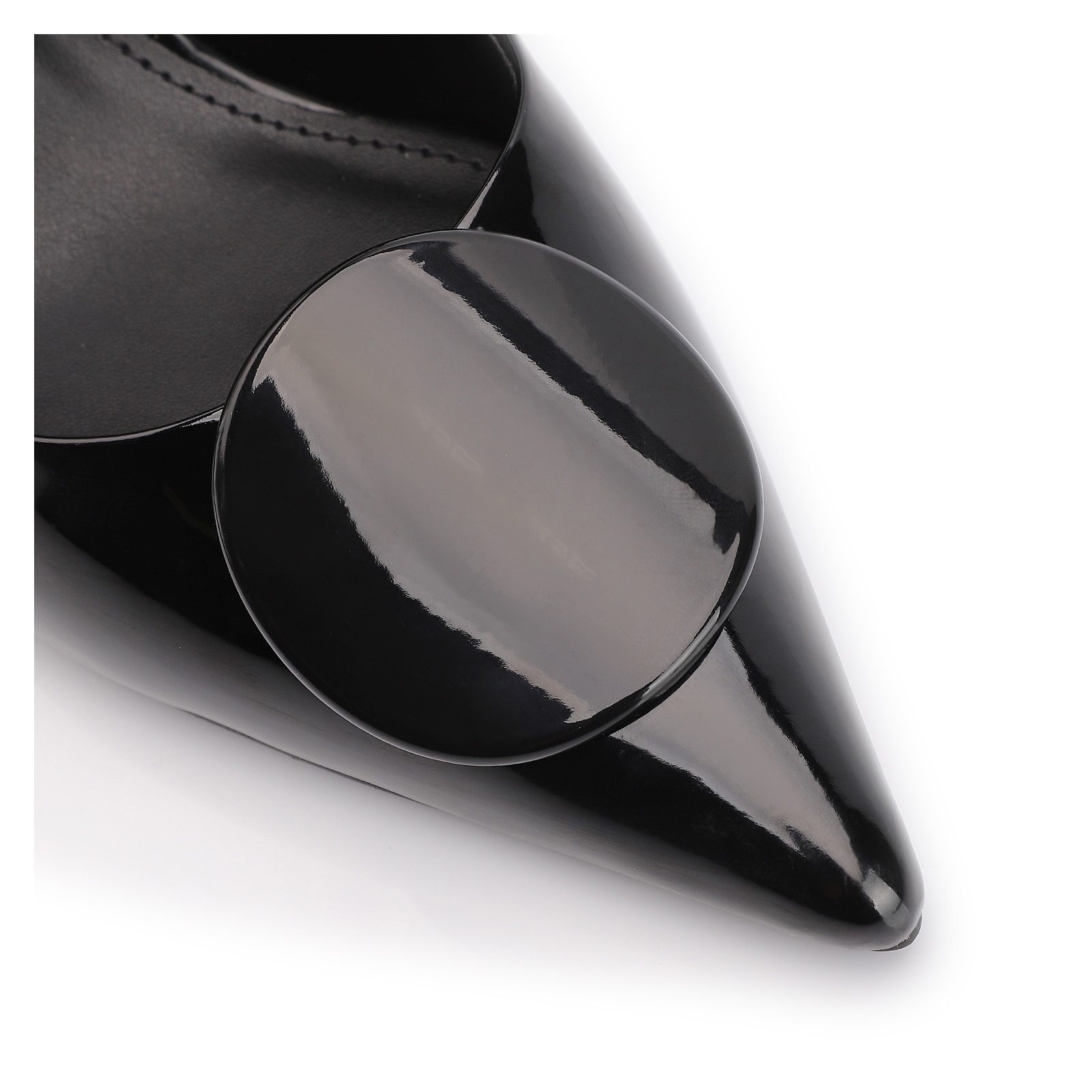 Scarpin Alt Verniz Preto