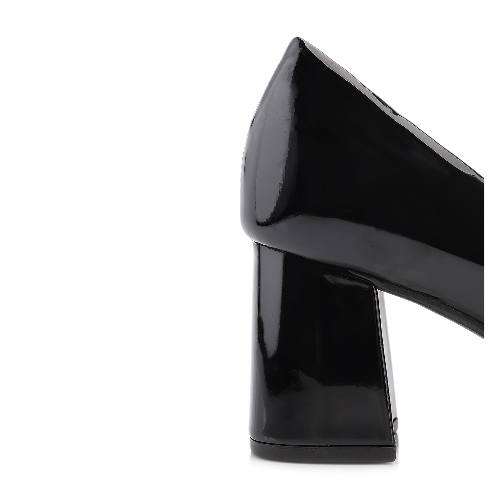 Scarpin Alt Verniz Preto