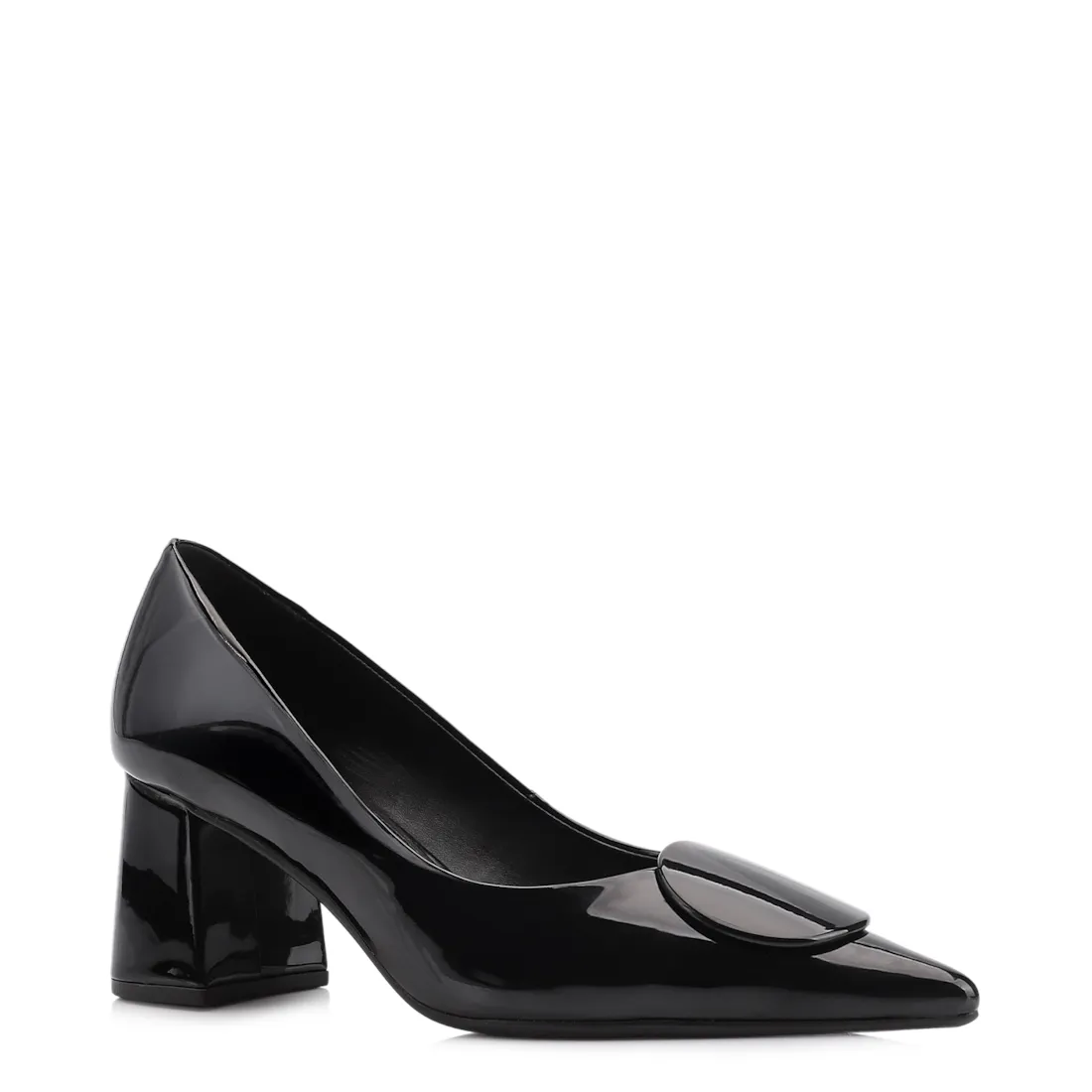 Scarpin Alt Verniz Preto