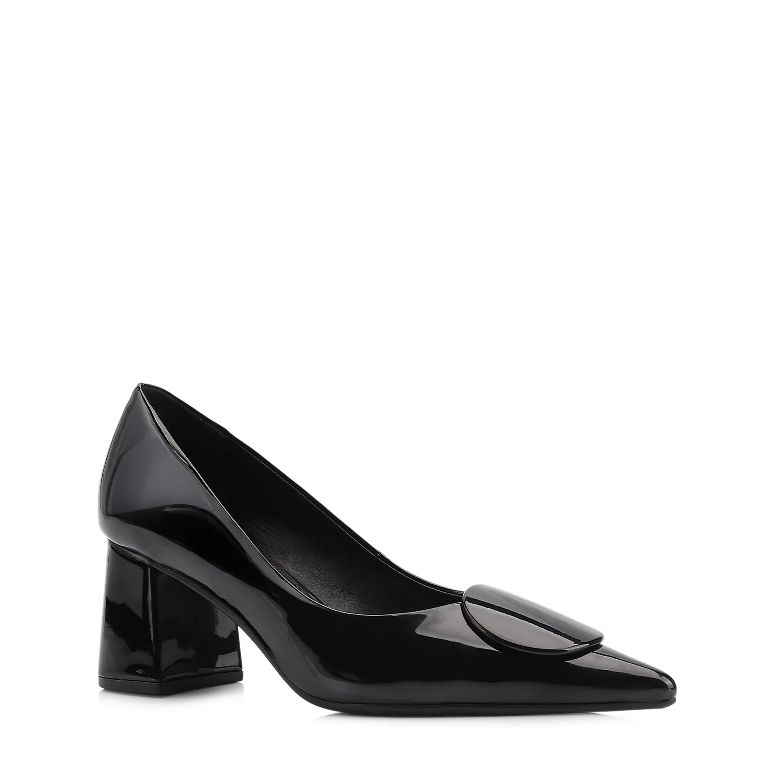 Scarpin Alt Verniz Preto
