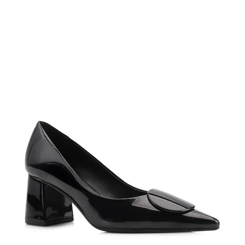 Scarpin Alt Verniz Preto