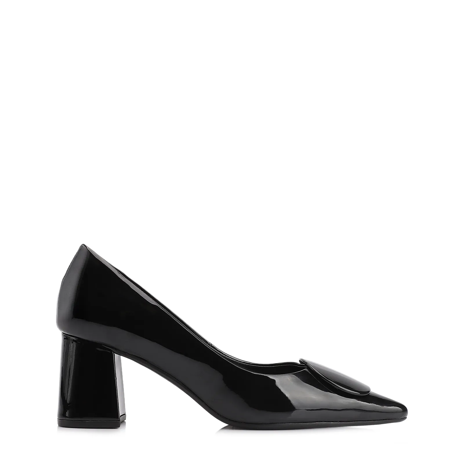 Scarpin Alt Verniz Preto