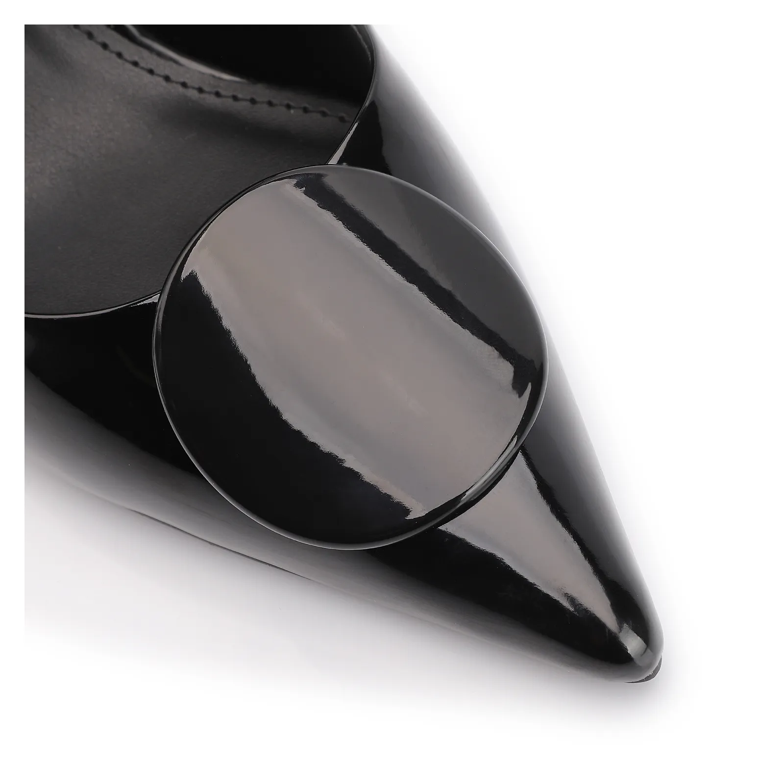 Scarpin Alt Verniz Preto