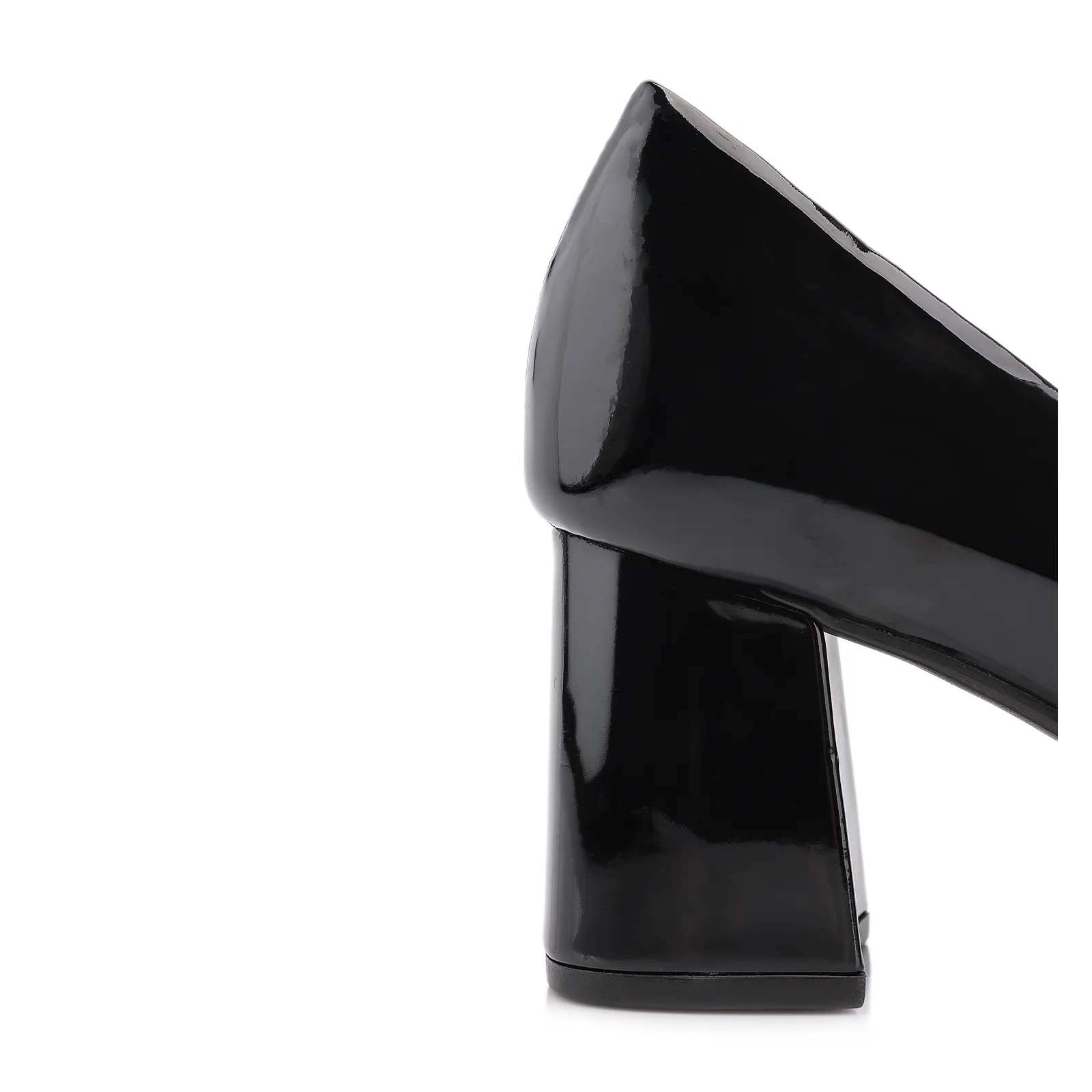Scarpin Alt Verniz Preto