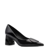 Scarpin Alt Verniz Preto