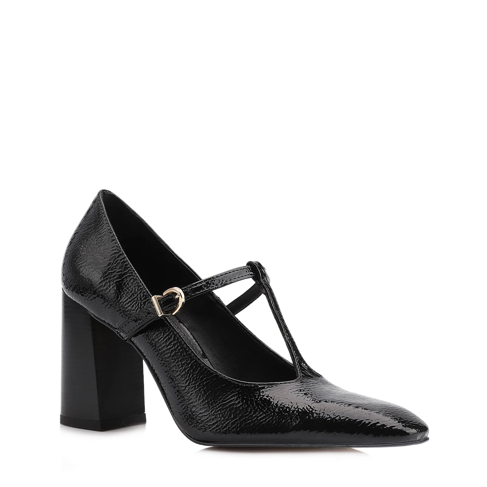 Scarpin Alt Verniz Preto