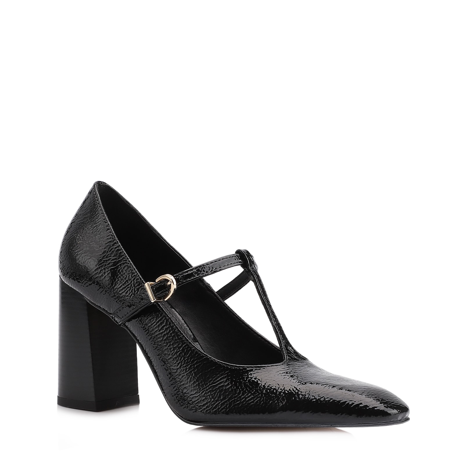 Scarpin Alt Verniz Preto