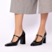 Scarpin Alt Verniz Preto - imagem 2