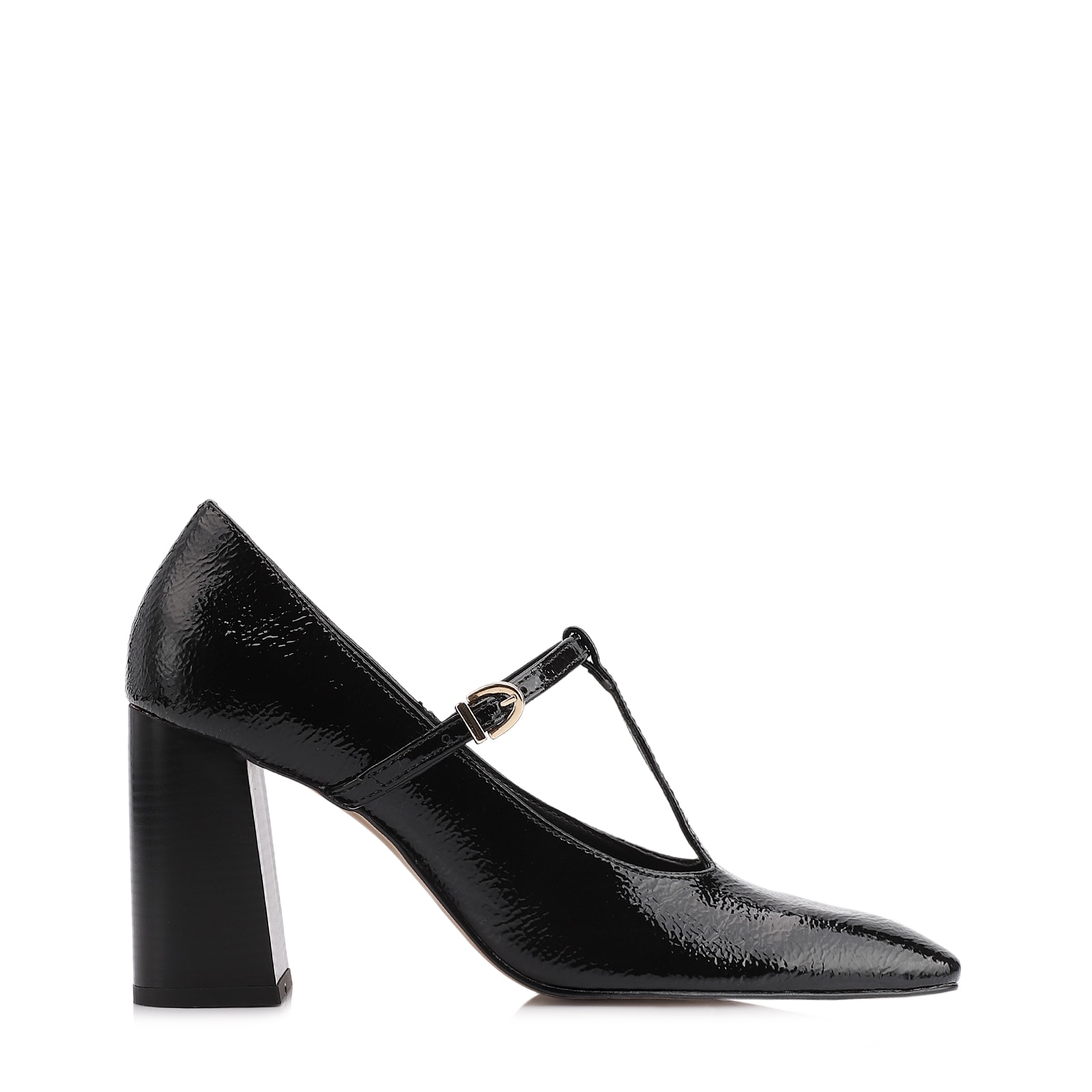 Scarpin Alt Verniz Preto