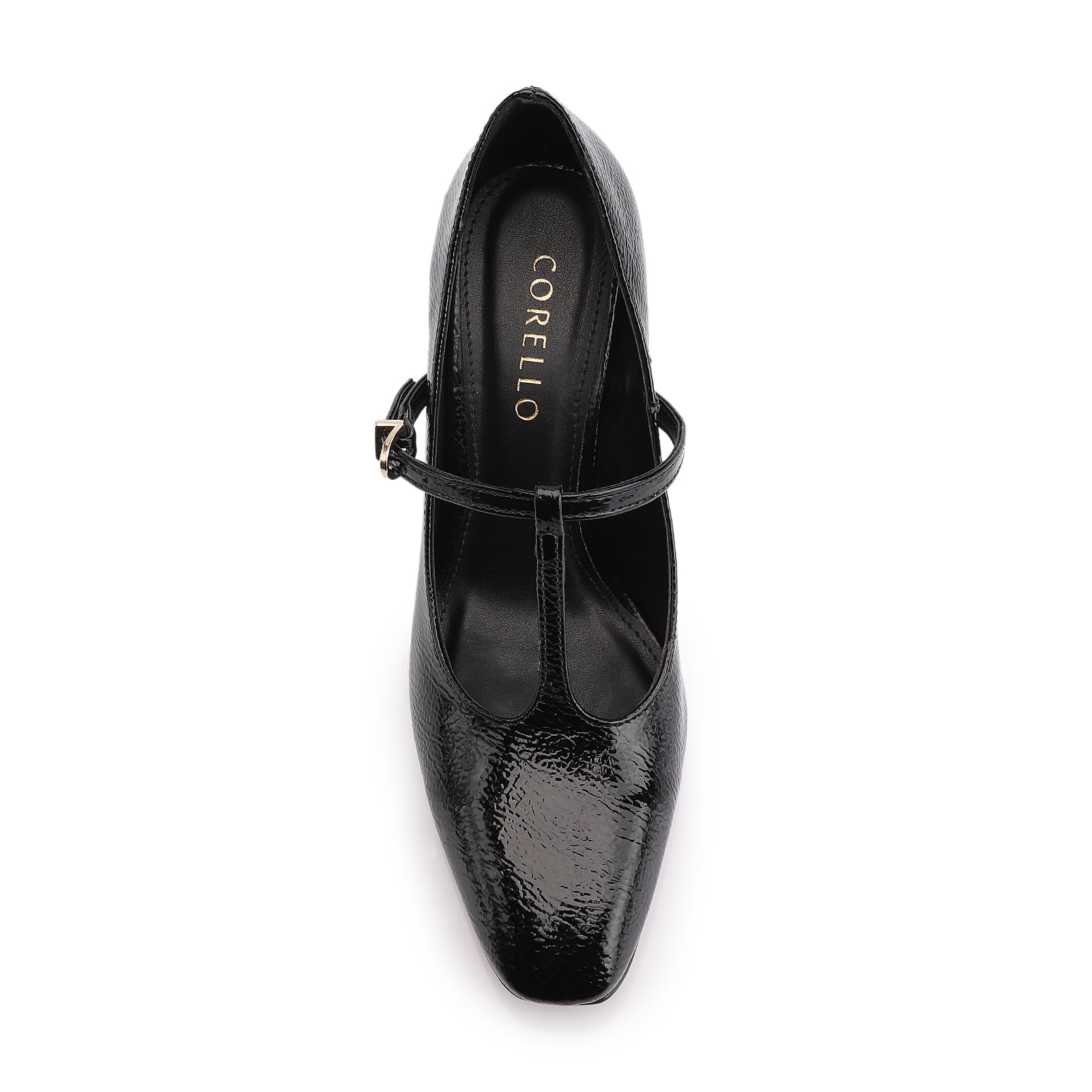 Scarpin Alt Verniz Preto