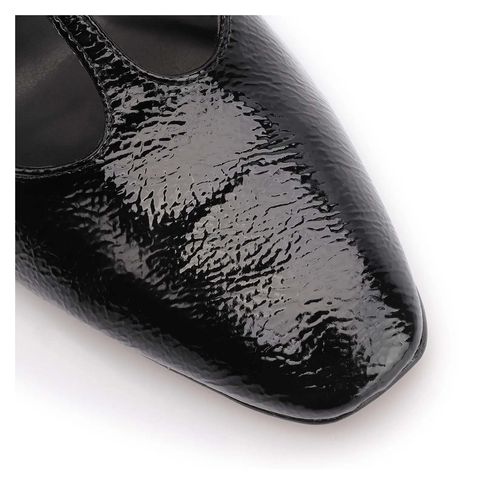 Scarpin Alt Verniz Preto