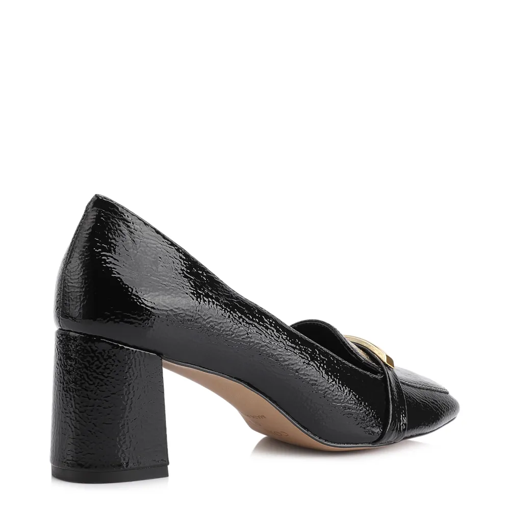 Scarpin Alt Verniz  Preto - imagem 4