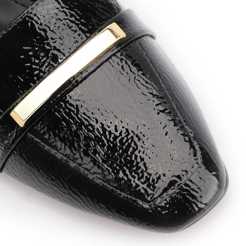 Scarpin Alt Verniz  Preto - imagem 7